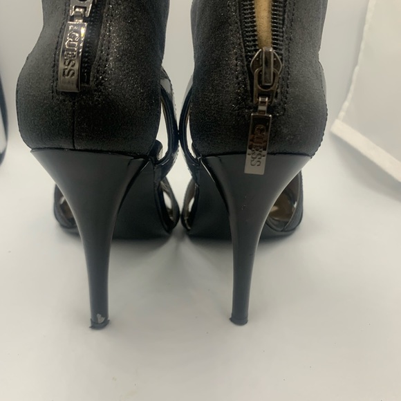 Guess Black Sparkle 4 inch heels. Comfy Gently Used. - Picture 3 of 4